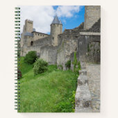 Festgelegte Mauer von Carcassonne Notizblock (Vorderseite)