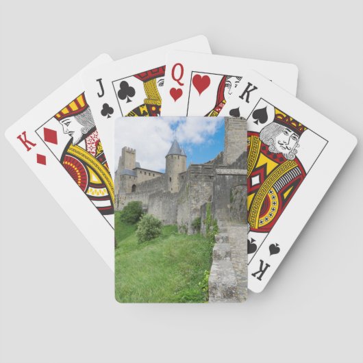 Festgelegte Mauer von Carcassonne Spielkarten (Rückseite)