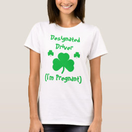 Festgelegte St Patrick's Day Pregnancy T-Shirt