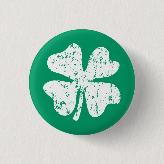 Festgelegte Tasten des Kleeblatts St Patricks Day Button (Vorderseite)