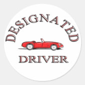 Festgelegte Treiberaufkleber Runder Aufkleber (Vorderseite)