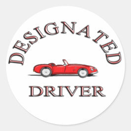 Festgelegte Treiberaufkleber Runder Aufkleber