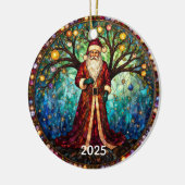 Festgelegter Glass Weihnachtsbaum Keramik Ornament (Links)