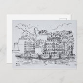 Festgelegter Hafen von Bastia, Korsika, Frankreich Postkarte (Vorne/Hinten)