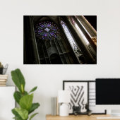 Festgelegtes Glas an das Links Poster (Heimbüro)