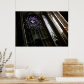 Festgelegtes Glas an das Links Poster (Küche)