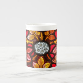 Festgelegtes Glasfenster Nr. 1 Knochenstelle China Porzellantasse