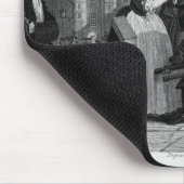 Festgenommen für Schulden, Platte V Mousepad (Ecke)