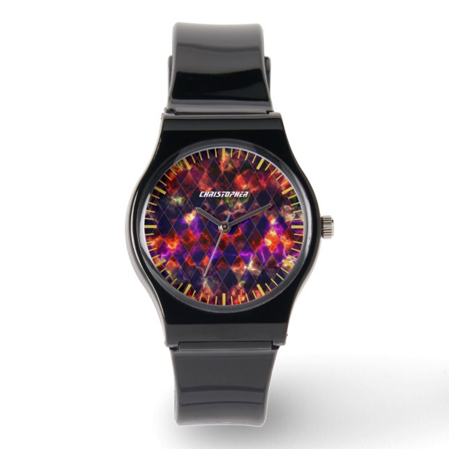Festgestellte Glasmisty Multicolors Armbanduhr (Vorderseite)