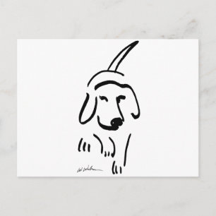 Festgestellter Beagle Postkarte