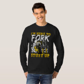 Festgestellter Gabelstapler T-Shirt (Vorne ganz)