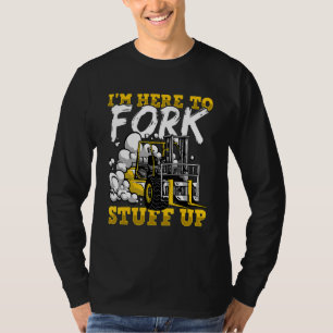 Festgestellter Gabelstapler T-Shirt