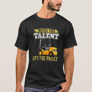 Festgestellter Gabelstapler T-Shirt