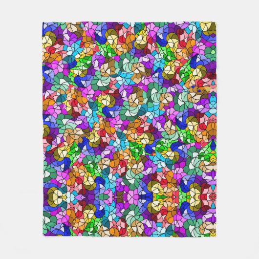 Festgestellter Glaseffekt Fleecedecke (Vorderseite)