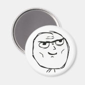 Festgestellter Typ Meme - Magnet (Vorderseite/Rückseite)