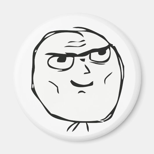 Festgestellter Typ Meme - Magnet (Vorne)