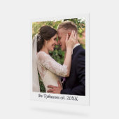 Festgestelltes Datum Personalisiertes Foto der Hoc Acrylschild (Winkel)