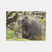 Festgestelltes Porcupine Fleecedecke (Vorderseite (Horizontal))