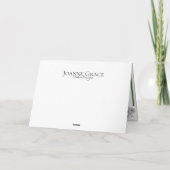 "Festgewurzelt" Psalms Scripture Gruß Karte (Rückseite)