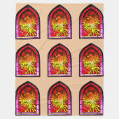 Festglass Phoenix Fleecedecke (Vorderseite)