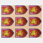 Festglass Phoenix Fleecedecke (Vorderseite (Horizontal))