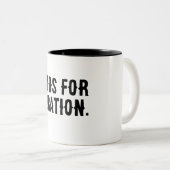 Festgründe Zweifarbige Tasse (VorderseiteRechts)