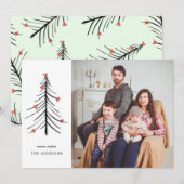 Festherzen Feiertagskarte (Vorne/Hinten)