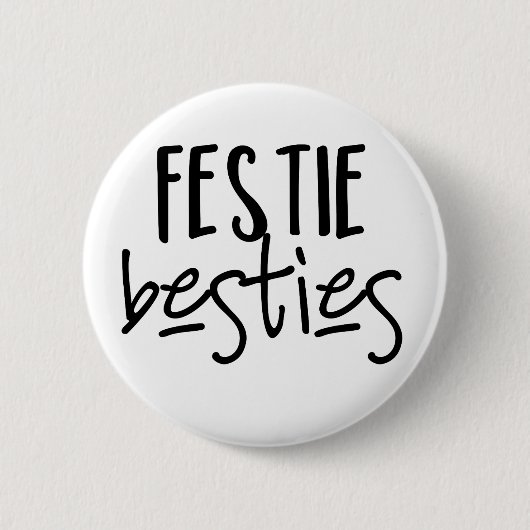 Festie Bestie Festival Button (Vorderseite)