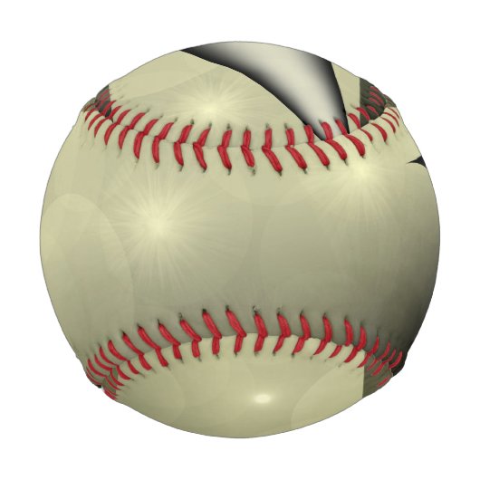 Festiges dunkles Muster mit Lichtern und Bausteine Baseball (Rückseite)