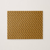 Festiges, goldenes Muster Puzzle (Horizontal)