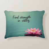 Festigkeit in Stille finden - Inspiration Dekokissen (Vorderseite)