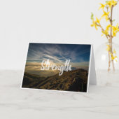 Festigkeit Inspirationsblanke-Karte Karte (Gelbe Blume)