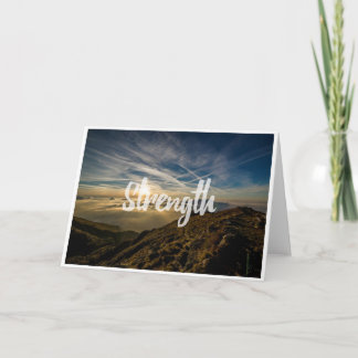 Festigkeit Inspirationsblanke-Karte Karte
