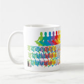 Festigkeit Stabilität Festigkeit Regenbogen Intent Kaffeetasse (Links)