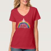 Festigkeit Stabilität Festigkeit Regenbogen Intent T-Shirt (Vorderseite)