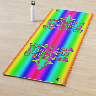 Festigkeit Stabilität Festigkeit Regenbogen Intent Yogamatte