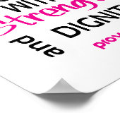 Festigkeit (Standard-Bildformat) Poster (Ecke)