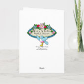 Festigkeit und Würde der Schrift Ermutigung Karte (Rückseite)