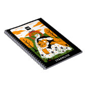 Festigkeitskarte Das 8. Tarot-Kartenrücklauf Vinta Notizblock (Rechte Seite)