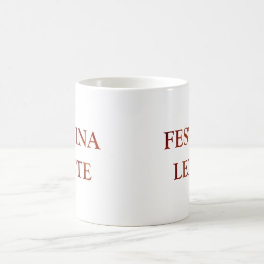 Festina lente kaffeetasse (Mittel)