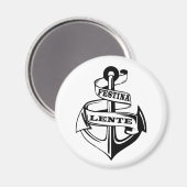 Festina lente magnet (Vorderseite/Rückseite)