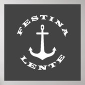 Festina lente poster (Vorne)