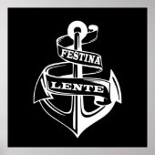 Festina lente poster (Vorne)