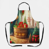 Festisch dekoriertes Zimmer, traditionelle Weihnac Schürze (Vorderseite)