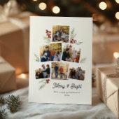 Festitive Foliage Foto Treppenkarte Feiertagskarte