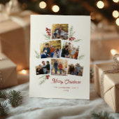 Festitive Foliage Foto Treppenkarte Feiertagskarte