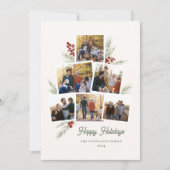 Festitive Foliage Foto Treppenkarte Feiertagskarte (Vorderseite)