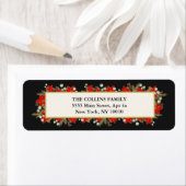 Festiv, elegant handgezeichnete rote Poinsettias (Insitu)