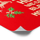 Festiv "In dieser Zuhause zählen wir Segnungen" Poster (Ecke)