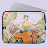 Festival Art Deco Lady Laptopschutzhülle